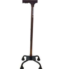 Baston 4 Apoyos En Aluminio Bronce FS934